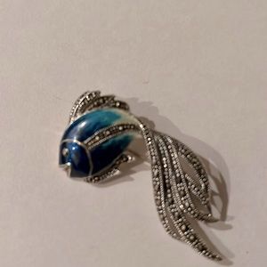 Sterling silver brooch